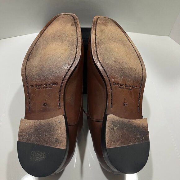 To Boot New York Nico Cap Toe Oxford Burnished Brown Leather main image 8